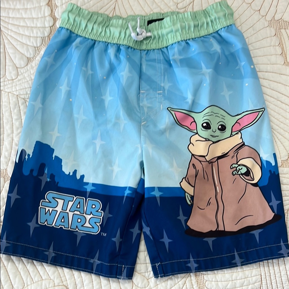 Star Wars Kids Shorts with Baby Yoda Design